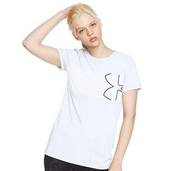 UNDER ARMOUR 安德玛 Graphic Classic Crew Chest 女士标志短袖衬衫