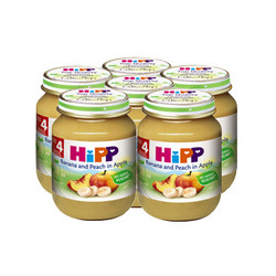 HiPP 喜宝 香蕉桃子苹果泥 6瓶