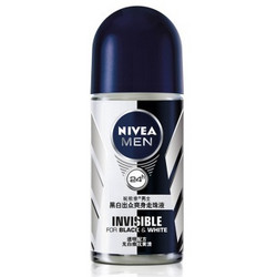 NIVEA 妮维雅 男士黑白出众 爽身走珠液 50ml *2件