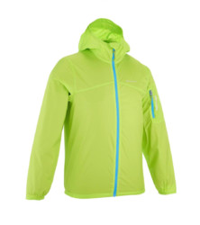 DECATHLON 迪卡侬 Helium 100 青少年徒步防风夹克 黄色