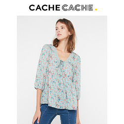 Cache Cache 捉迷藏 8416002548 女士七分袖T恤