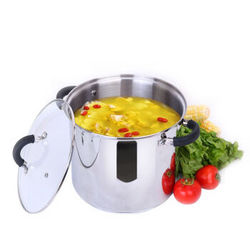 美厨（maxcook）汤锅304不锈钢 复底高汤锅24cm 燃气炉电磁炉通用 MCH-24 *3件