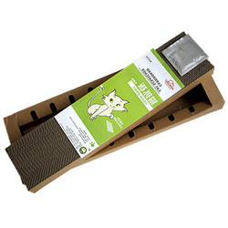 爱咪购 AIMIGOU 瓦楞纸猫抓板猫咪用品磨爪器WE240022 *5件