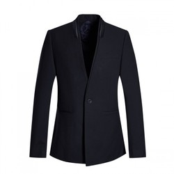 太平鸟男装秋冬新品男士时尚拼接休闲外套