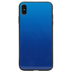 伟吉iPhone X玻璃背壳手机壳保护套 硬壳 渐变蓝色