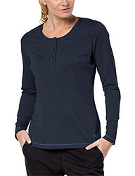Jack Wolfskin 狼爪 WOLFSKIN Essential 女士长袖t恤
