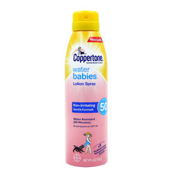 Coppertone 确美同 水宝宝 纯净防晒喷雾 SPF50 170g *3件