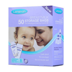 Lansinoh 兰思诺 一次性储奶袋 180ml*50片  *4件