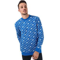 adidas Originals 三叶草 Monogram Sweatshirt 男款圆领卫衣