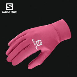 Salomon 萨洛蒙男女款户外跑步手机触屏手套  AGILE WARM GLOVE U