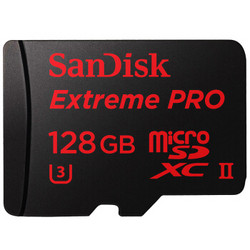 SanDisk 闪迪 Extreme PRO MicroSDXC UHS-II U3 TF存储卡 128GB