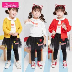 Deesha 笛莎 女童打底裙裤