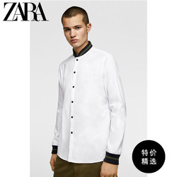 ZARA 01928295250 男款罗纹牛津衬衫