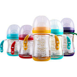 冠迪 PPSU宝宝吸管杯 180ml 多色可选