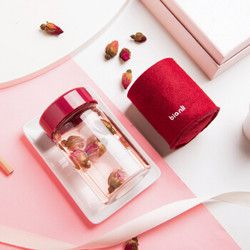 bianli鲤集 迷你便携玻璃水杯 200ml