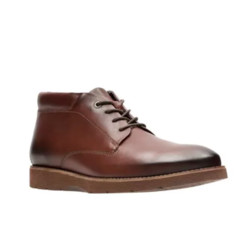 Clarks Folcroft Mid 男士真皮休闲鞋