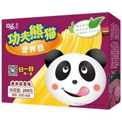OURJOY 爱珍 功夫熊猫营养动能面黑米紫薯味