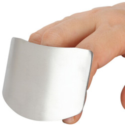 美厨（maxcook）护指器 不锈钢切菜护手器 MCHZ-01 （防切手 可调节大小） *23件