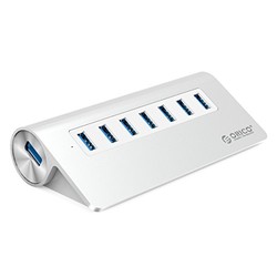 ORICO 奥睿科 M3H7 高速集线器 usb3.0分线器   7口