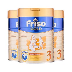 Friso 美素佳儿 新加坡版成长配方奶粉3段（1-3岁） 900克/罐 3罐装