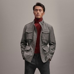 Massimo Dutti  03469200802 男士工装羊毛外套