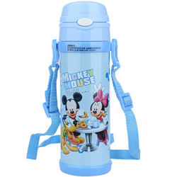 Disney 迪士尼 HM1912 儿童不锈钢保温杯 蓝色 *3件