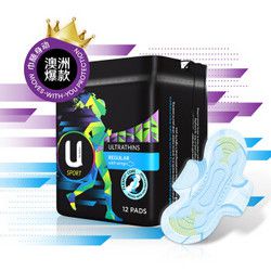 高洁丝 Kotex 澳版运动卫生巾 普通流量 230mm 12片装 *4件