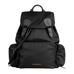 BURBERRY 巴宝莉 40154791 男士黑色尼龙双肩背包