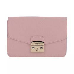 FURLA 芙拉 METROPOLIS系列 女士简约压纹牛皮链条单肩斜挎包 小号 *2件