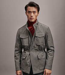 Massimo Dutti  03469200802 男士工装羊毛外套