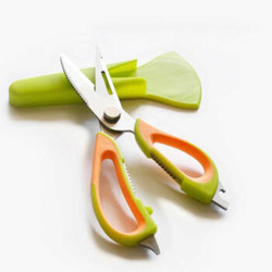 彩龟 多功能厨用剪刀 23*8cm *2件