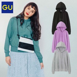 GU 极优 312288 女款连帽卫衣