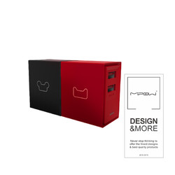 天猫定制MIPOW麦泡猫鼠双充电头组合装苹果Xs Max充电器两只4usb多口智能快充插头安卓手机平板通用适配器