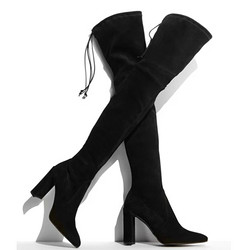 STUART WEITZMAN Highchamp Suede 女款过膝靴