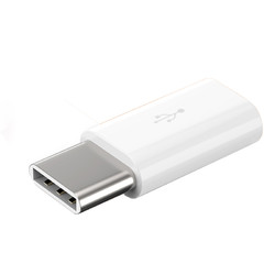 CARLE micro-USB转Type-C 转接头 白色