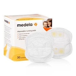 美德乐（Medela） 防溢乳垫乳贴溢奶垫一次性防渗乳盾超薄30片 *4件