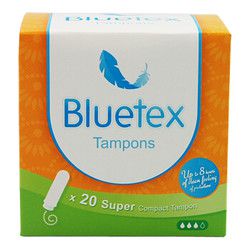 Bluetex 短导管卫生棉条（无香型）大流量 20支 *4件