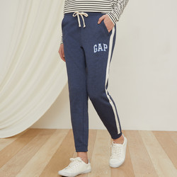 Gap 440776 女装 Logo徽标条纹装饰束脚裤 *3件