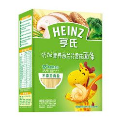 Heinz 亨氏 优加系列 儿童营养面条 西兰花香菇味
