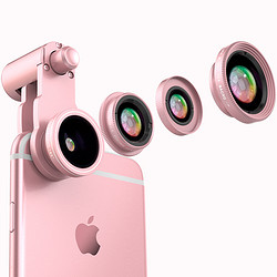 凡亚比 iPhone 外置镜头套装 黑色二合一