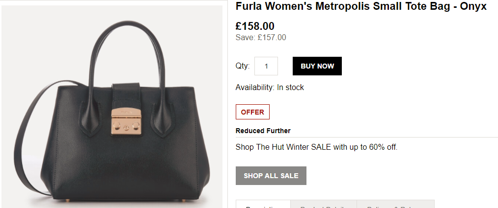 FURLA 芙拉 Metropolis 女士斜挎手提包