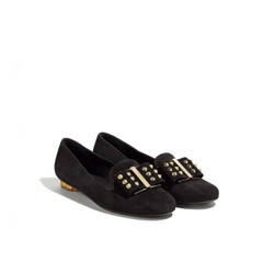 Salvatore Ferragamo 菲拉格慕 女士黑色羊皮革莫卡辛鞋 0693190_1D _ 65