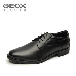 GEOX/健乐士商务正装皮鞋男鞋低跟舒适透气圆头简约主义U824WA