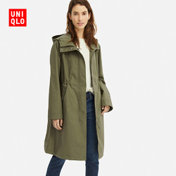 女装 BLOCKTECH长款连帽大衣 414193 优衣库UNIQLO