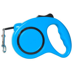 L&H乐活自动伸缩牵引器宠物牵引绳牵引带遛狗绳狗链绳长3米四季通用蓝色