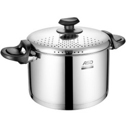 爱仕达 汤锅 304不锈钢复底汤锅煮面锅明火电磁炉通用22CM TS22H3WG