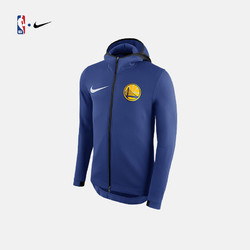 NBA勇士队 Therma Flex 连帽拉链外套NIKE球队同款出场服男899841