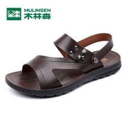 MULINSEN 木林森 男士休闲凉鞋