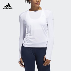 阿迪达斯官方RUN LS W 女子跑步长袖T恤DQ2596