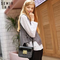 Semir 森马 1D078530232 女士单肩包